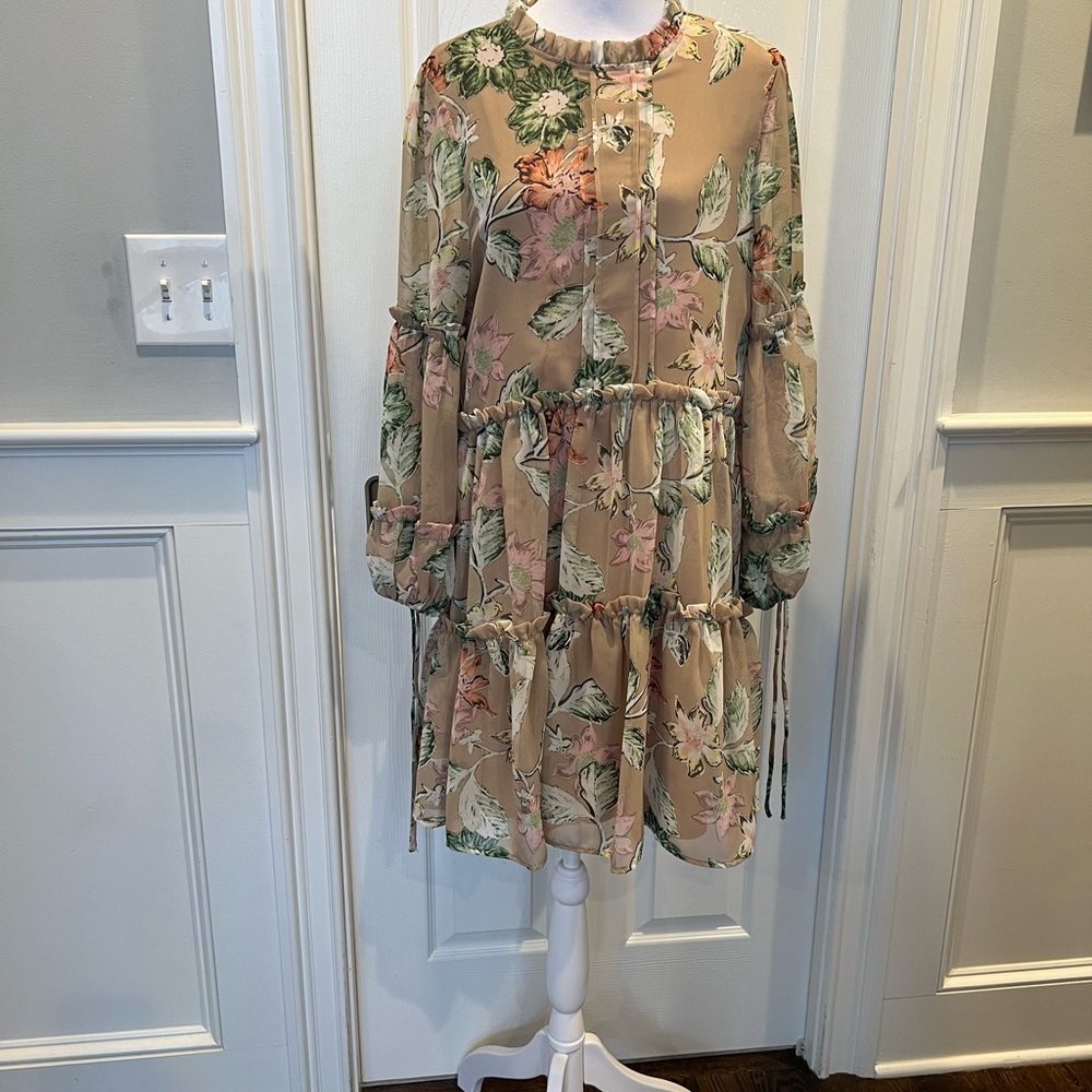 Oh Polly colorful floral dress. Gives off Zimmerman vibes